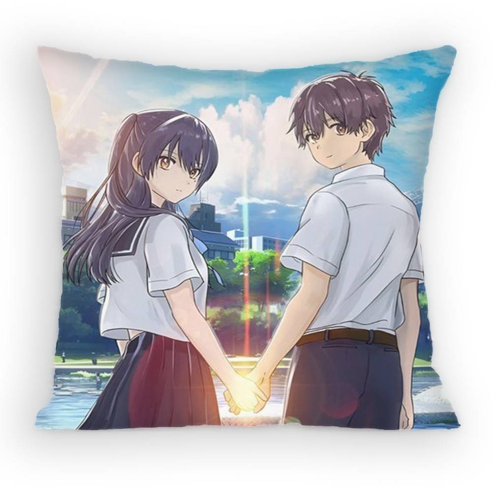 Hello World Naomi x Ruri Pillow Case Sofa Living Room for Bedroom car Headboard Backrest Cushion Square Cushion Nap Time