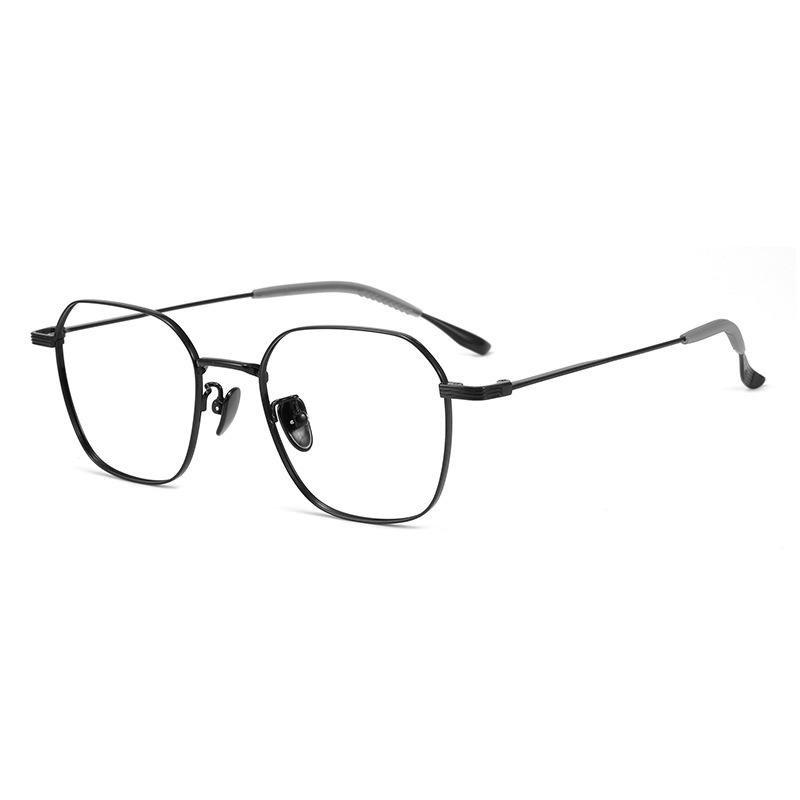 Japanese Korean Series Titanium Glasses Frame Ultra-Light Retro Women'S Glasses Frame Square Anti Blue Ray Computer Eyeglasses