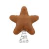 Christmas Atmosphere Decoration Props Christmas Tree Top Five-pointed Star Spring Tree Top Star Ornaments Christmas Tree Dress Up