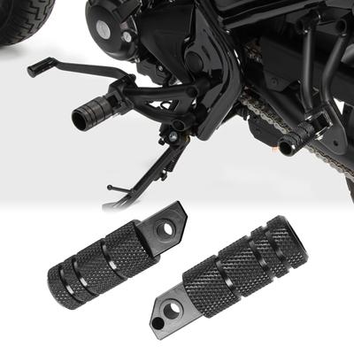 GFARDMOTO Pedais de Descanso para os Pés da Motocicleta Pedaleiras para Passageiro Alumínio CNC Antiderrapante Conjunto Traseiro