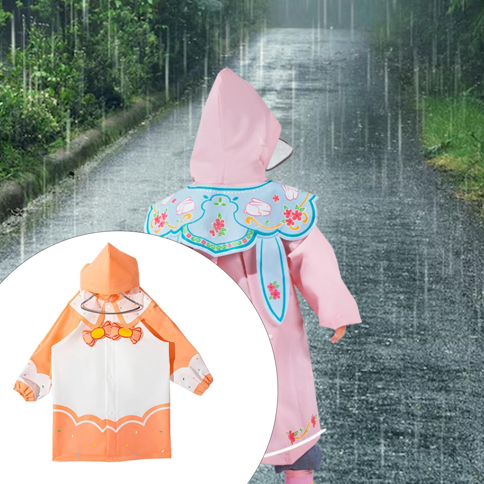 

Детская куртка-пончо с капюшоном из ЭВА для спорта на открытом воздухе и путешествий Orange