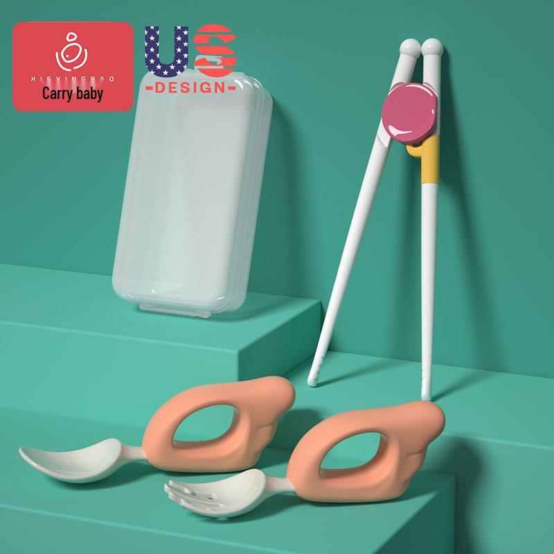 Baby Fork & Spoon Set for Self-Feeding - Infant & Toddler Tableware