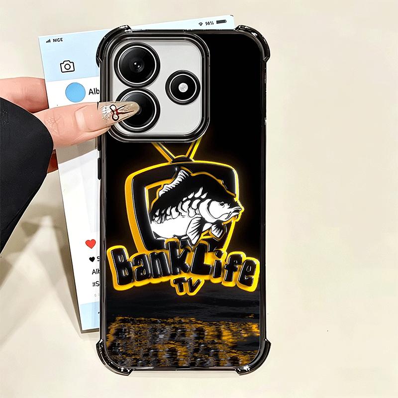 Nash Fishing Fish Mark Soft Phone Case For Xiaomi Poco X7 X8 Pro Max X6 X5 X3 F8 Ultra F7 M8 M7 M5S Redmi 15C 15A 15 14C 13C 12C