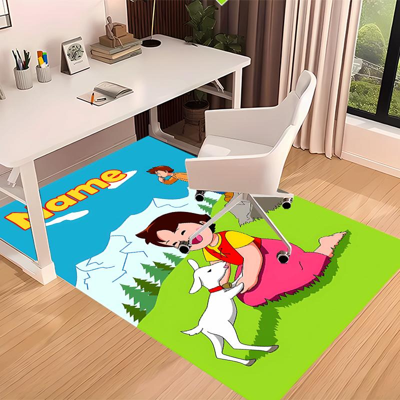 Custom Personalization Heidi Print Area Rug - Soft, Washable Non-Slip Indoor Mat,Living Room,Home&Office Decorative Rug