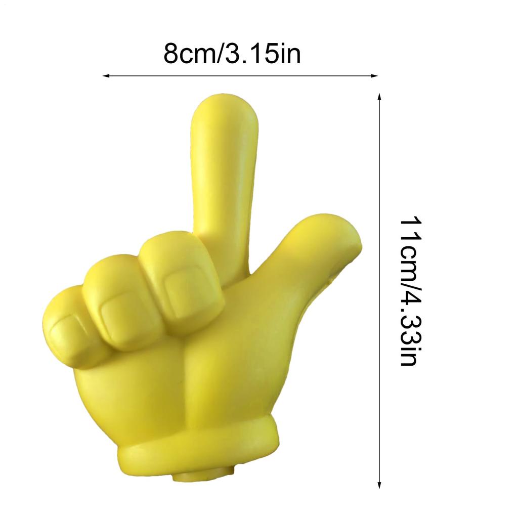 Antenna Topper Hand Gesture - Car Antenna Ball | Cute Roof Decoration Truck RV SUV Universal Home Trailer