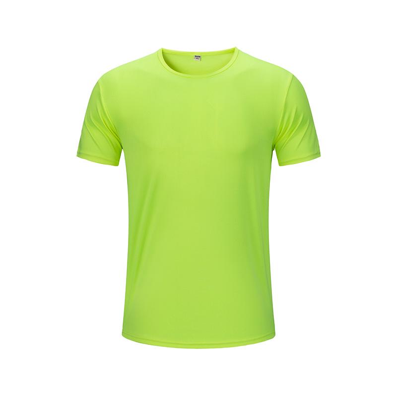 Custom Quick-Dry Short Sleeve Round Neck Sports Shirt with DIY Logo Printing