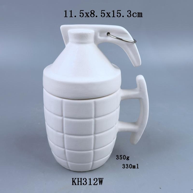 

Модная и креативная кружка-граната 3D бомба керамическая кофейная чашка граната чашка для воды подарок 301-400ml