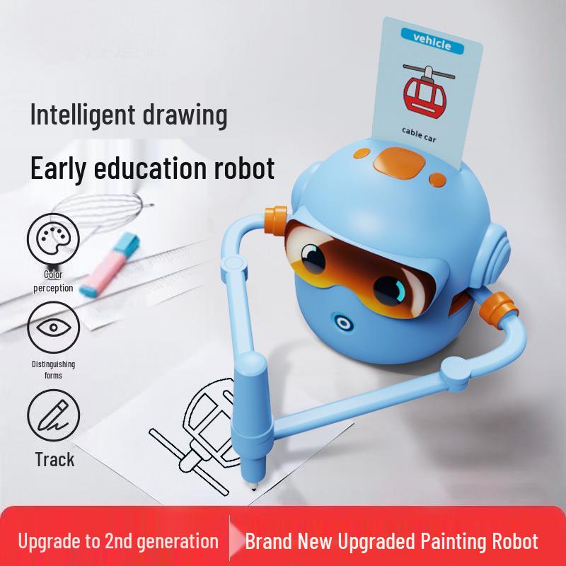 Smart Painting Robot Toy for Children Ages 3-6 - Early Education and Creative Learning