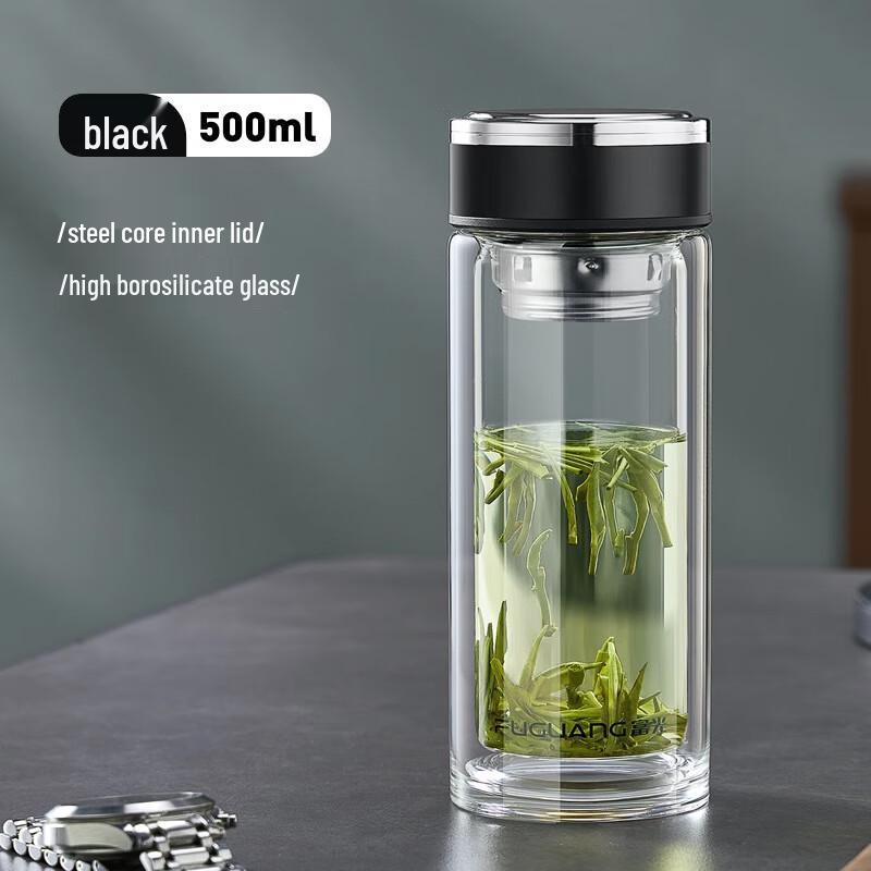 Fuguang Double Wall Glass Cup