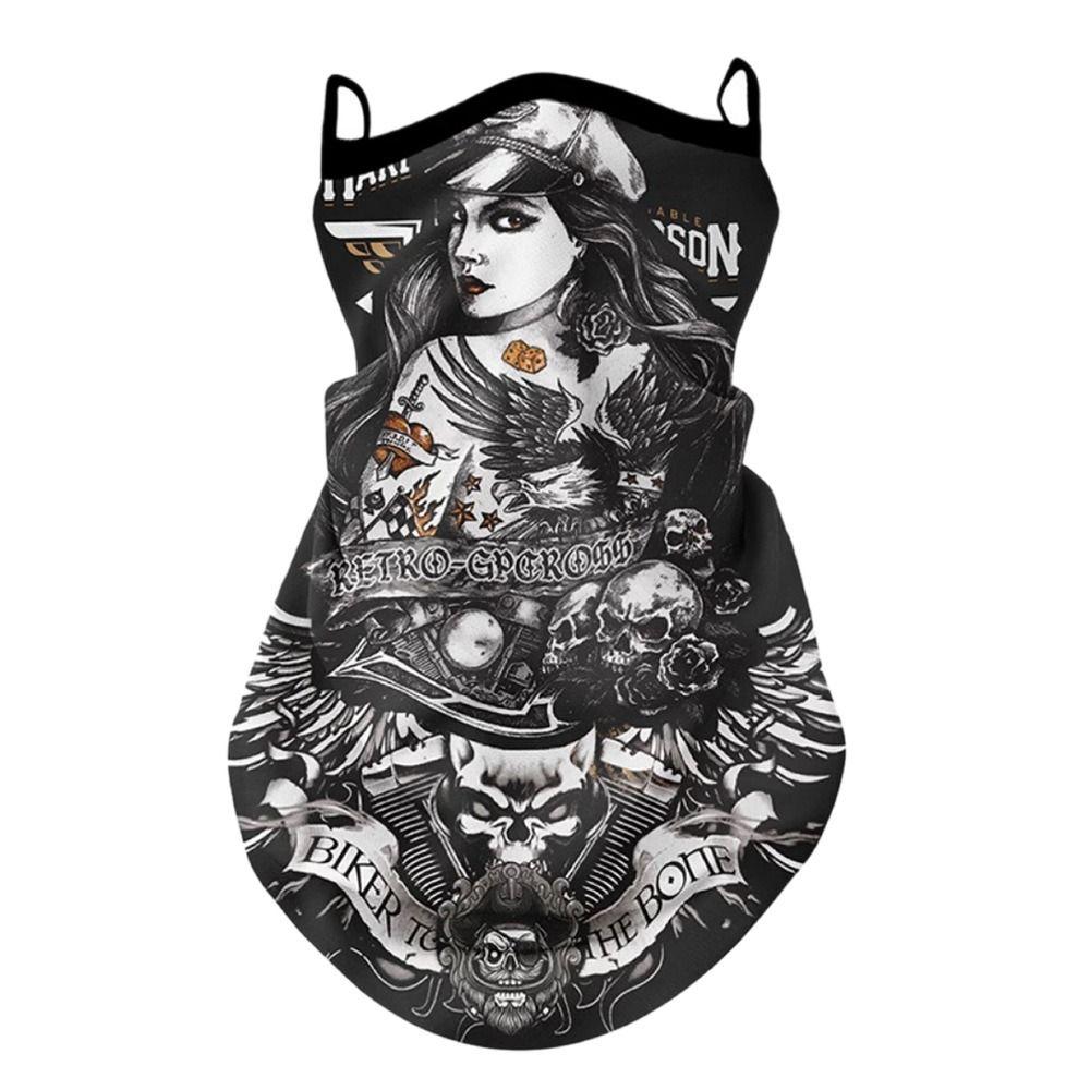 Anti-UV Sunscreen Face Mask Thin Sleeves Face Shield Fashion Cycling Face Cover Mask
