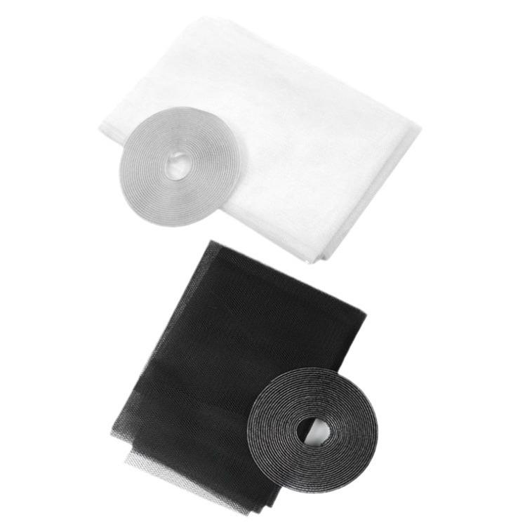 DIY Invisible Mosquito Screen Net with Magic Tape for Windows – Easy No-Punch Installation