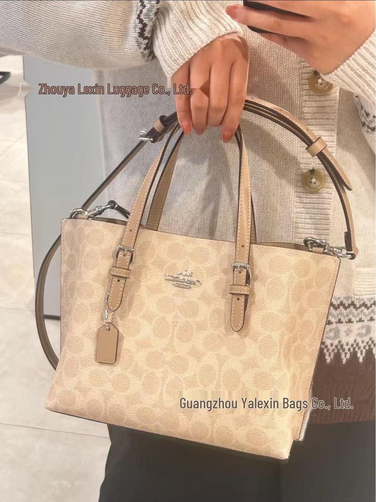 Koujia Mollie25 Chambray Tote: Versatile, Spacious Shoulder & Crossbody Handbag