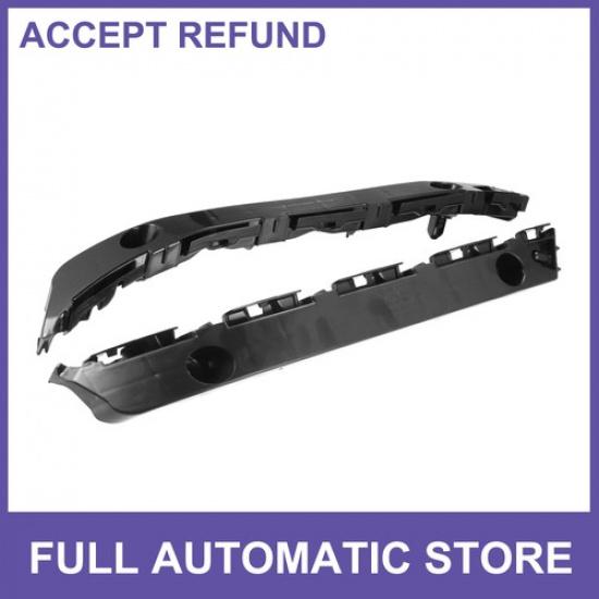 Bumper Brackets 1 Pair for Toyota Sienna 2011- Front Black Plastic