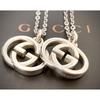 Used GUCCI/Gucci Interlocking G/GG Logo Pair Necklace Necklace/Pendant (50/60)