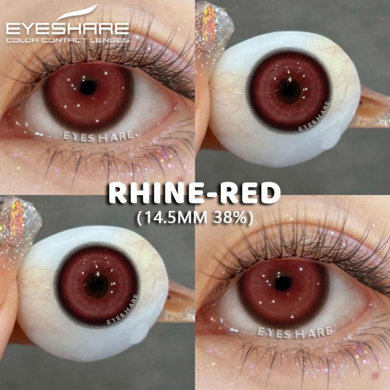 1 Pair Color Contact Lenses for Eyes Halloween Red Lenses Colorful Cosplay Blue Pupils Cosmetics Beauty Purple Lenses