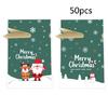 50pcs Christmas Presents Bags Candy Bag Christmas Decorations New Year Presents