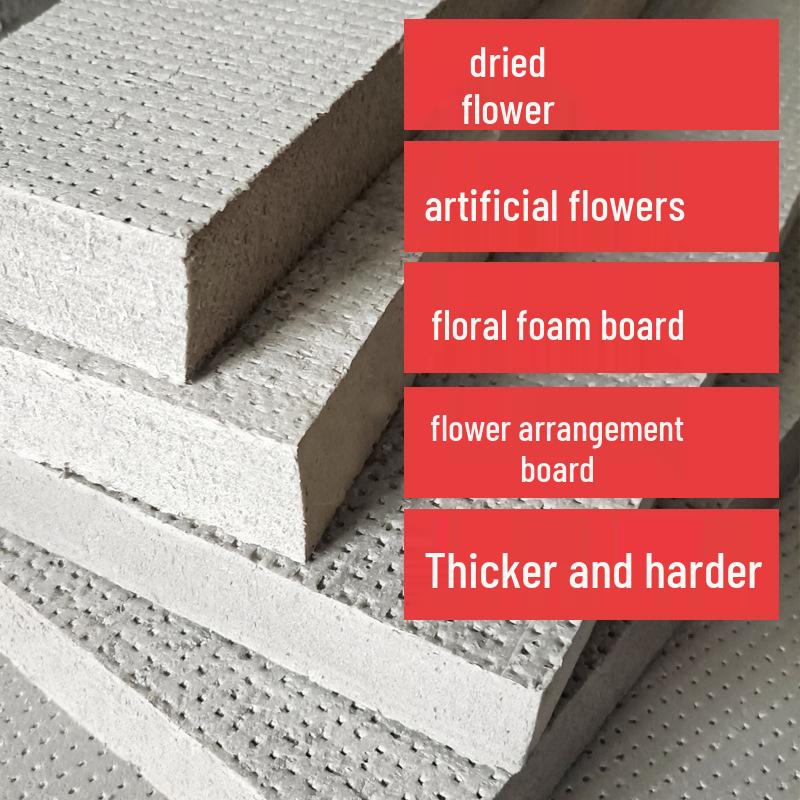 High-Density Floral Foam Board for Flower Arrangements - Ideal for Weddings, Dried Flowers, and Large Displays