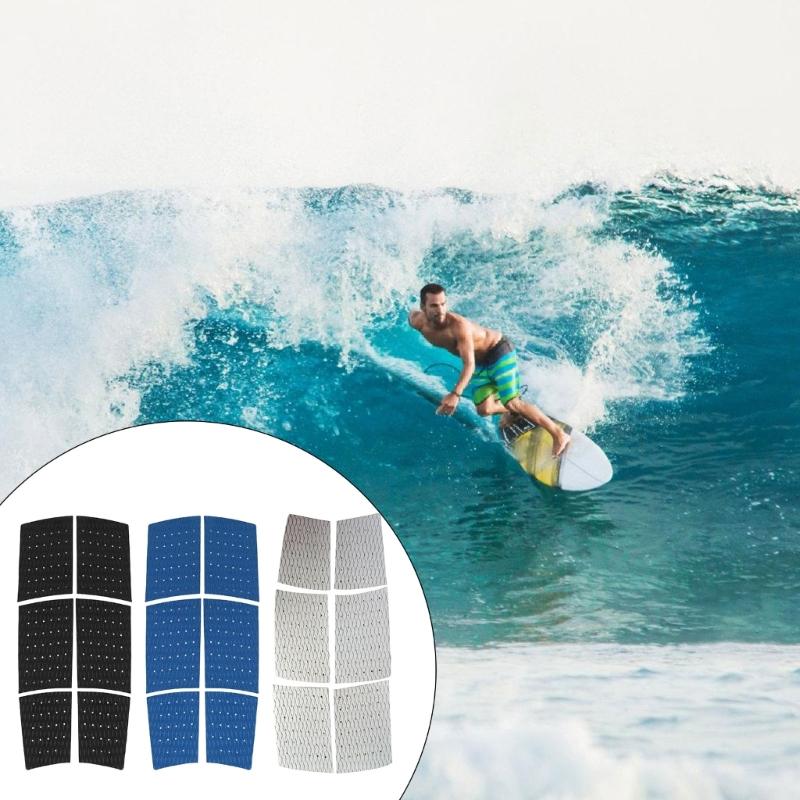 Surfing Pad, Surfboard Traction Pad Antislip Surfing Skimboard Sticker Front and Tail Deck Pad, Surfboard Traction Pad