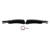 Gloss Black Front Bumper Side Splitter For BMW 3 Series E90 M-Tech LCI 2009-2012