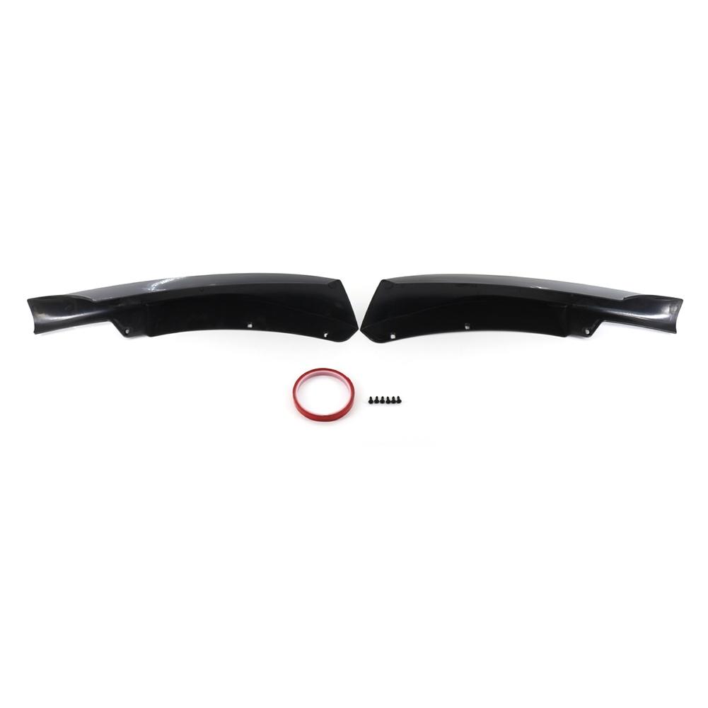 Gloss Black Front Bumper Side Splitter For BMW 3 Series E90 M-Tech LCI 2009-2012