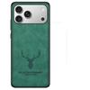Shell For iPhone 17 Pro Max 3D Cartoon Head Elk Deer Leather Phone Shockproof Case For Apple 17 Air 16e 15 16 Pro Max Soft Silicone Phone Bumper Cover