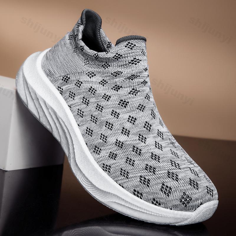 Fashion 2025 Spring New Fashion Trend Low Top Thick Bottom Sports Shoes for Men Mesh Breathable Comfortable Soft Soled Chunky Sneakers