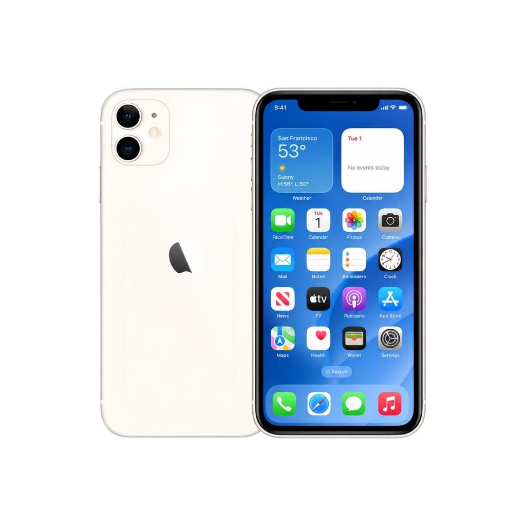 Apple iPhone 11 Recondiționat 128GB Negru/Alb/Mov Smartphone iOS – Ecran Liquid Retina de 6,1 inchi, A13 Bionic, Face ID, Cameră Duală de 12 MP