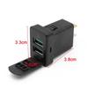 Double USB Socket Fast Car Charger Quick Charge Phone Charging Adapter For Mitsubishi Outlander 3 Xpander Eclipse Cross ASX