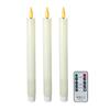 Witchy Taper Event Ready Flameless Cordless Taper Wedding Party Venue Decor Styling Monochrome Moody Home Paraffin LED Candle