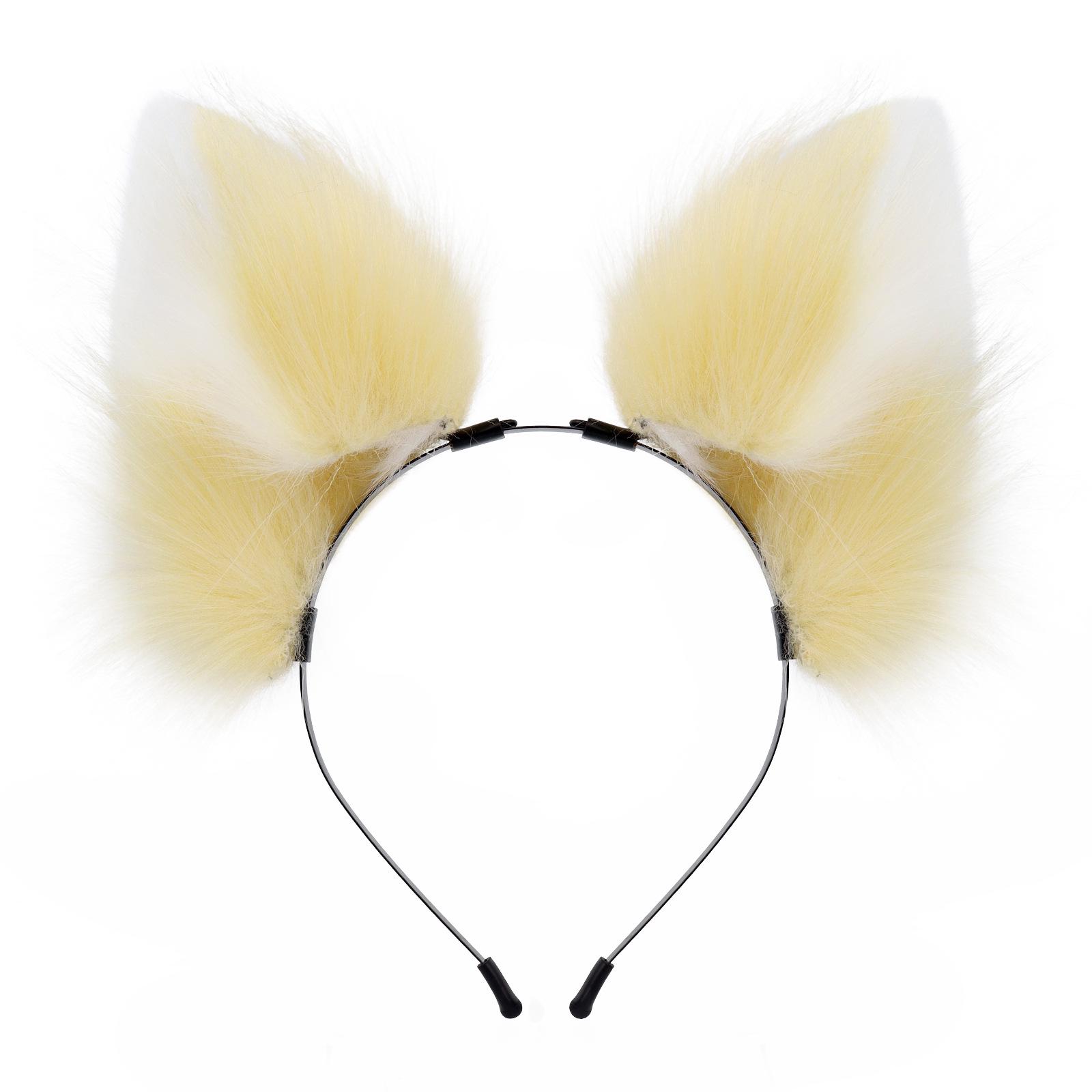 Cute Plush Halloween Cat & Fox Ear Headband for Cosplay