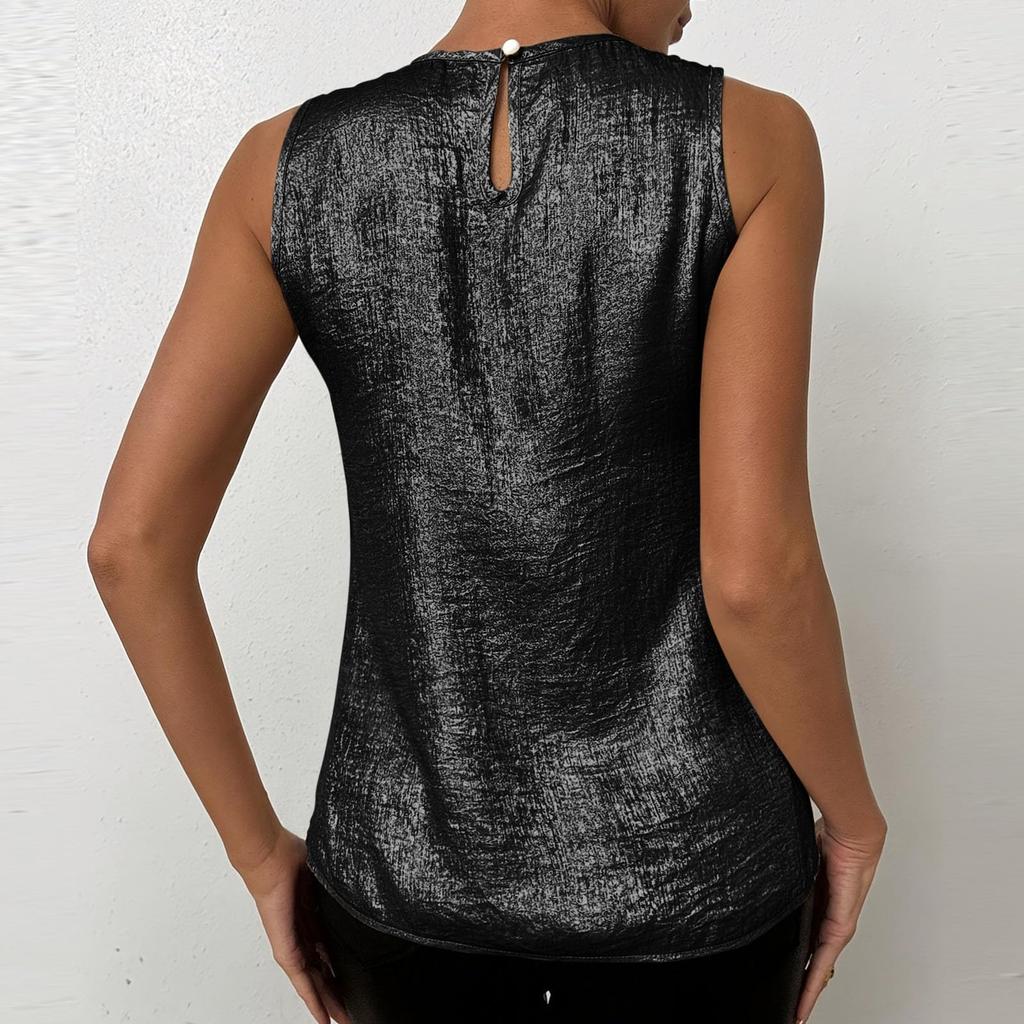 Womens Spring Tops and Summer Shirts for Women Sleeveless Crew Neck Lightweight Womens Summer Tops Dressy Casual