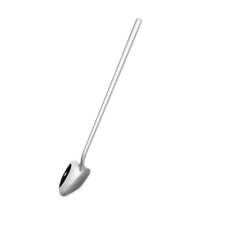 1 Pcs Retro Creative Spade Spoon 304 Stainless Steel Long Handle Coffee Stirring Spoon Net Red Dessert Watermelon Spoon