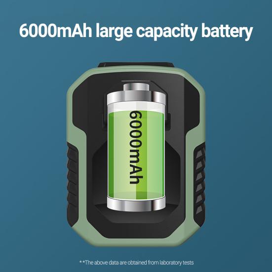 Cooling Fan Multi-purpose Rechargeable Summer Outdoor Strong Wind Neckband Hanging Waist Portable Fan