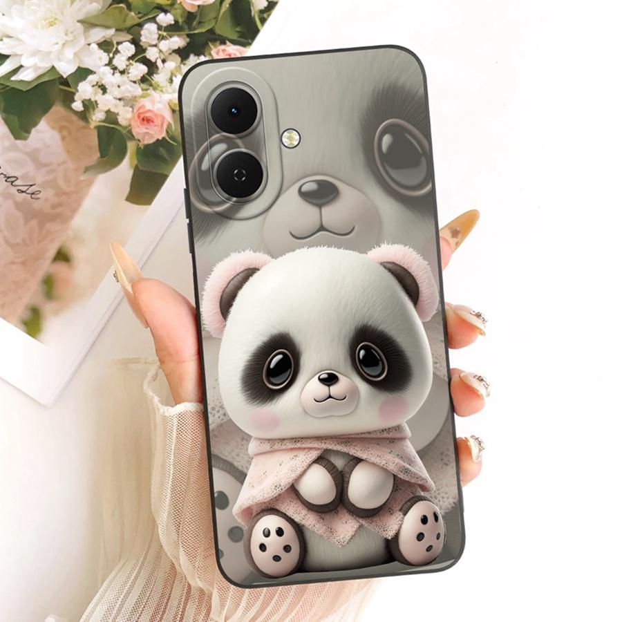 Pone Case for Tecno Spark Go 2 Case KM4 Cute Panda Lovely Rabbit Pattern Shell for Tecno Sparkgo2 GO 2 Len Proective Back Capa