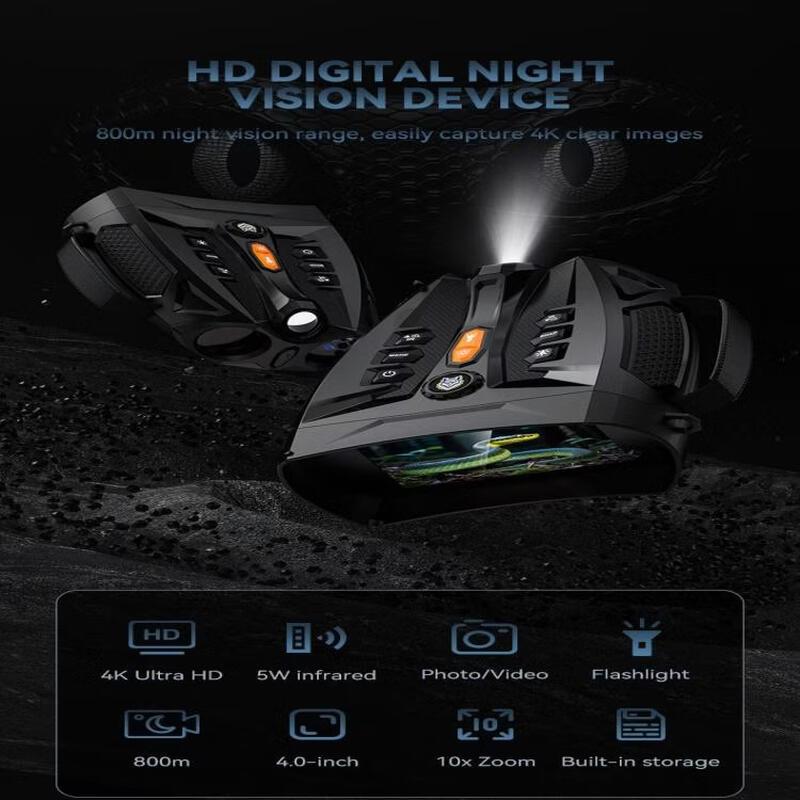 Miflame 10x HD Digital Infrared Night Vision Binoculars