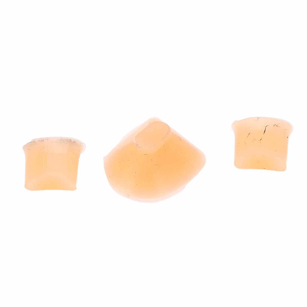 3Pcs Flute Trill Key Bumper Cork Silicone Replacement Covers Plugs Buttons Musical Instrument Parts