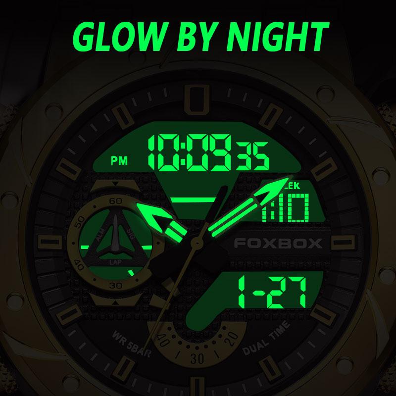 Top Brand Luxury Military Digital Watches for Men Fashion Business Men Watch Casual Sport Waterproof Quartz Chronograph