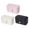 High-end Jewelry Storage Box Rings Pendant Earring Box Travel Portable PU Leather Jewelry Box Birthday Wedding Gift Box