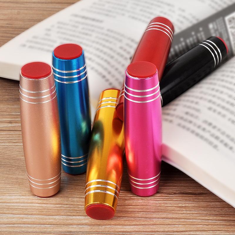 Decompression Flip Fidget Stick Aluminum Alloy Metal Desk Anti-Anxiety And Stress Relief Fidget Toys For Kids Teens Adults