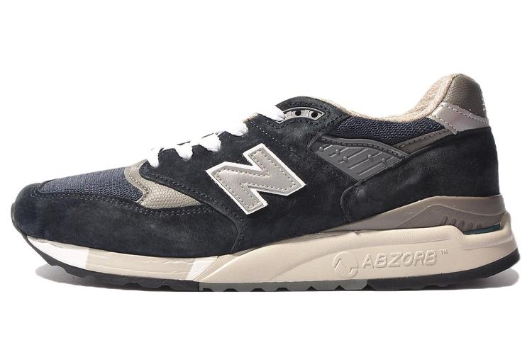 998 New Balance Классические Сделано в США Темно-синий Серый M998NV 40