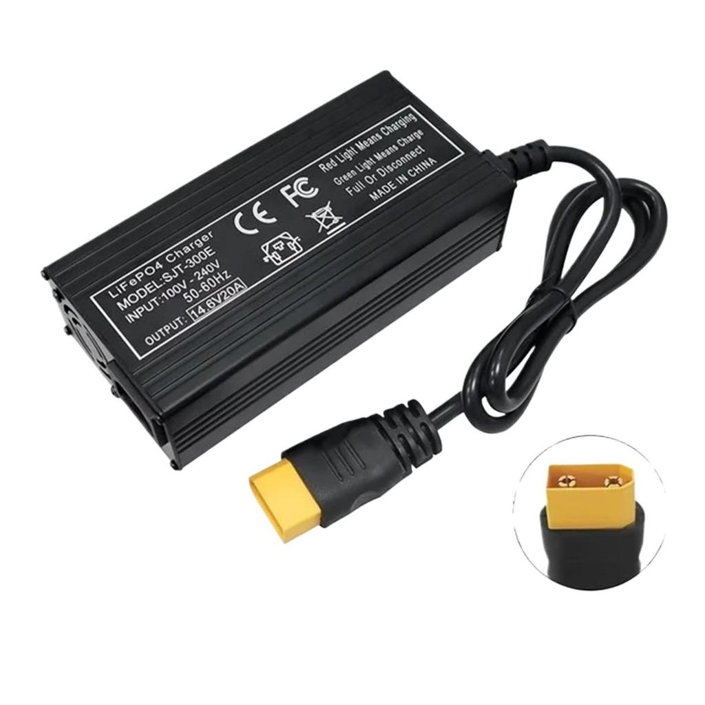 Eisenphosphat-Akku, VariCore 14,6V 20A Smart, Lifepo4-Ladegerät kompatibel mit