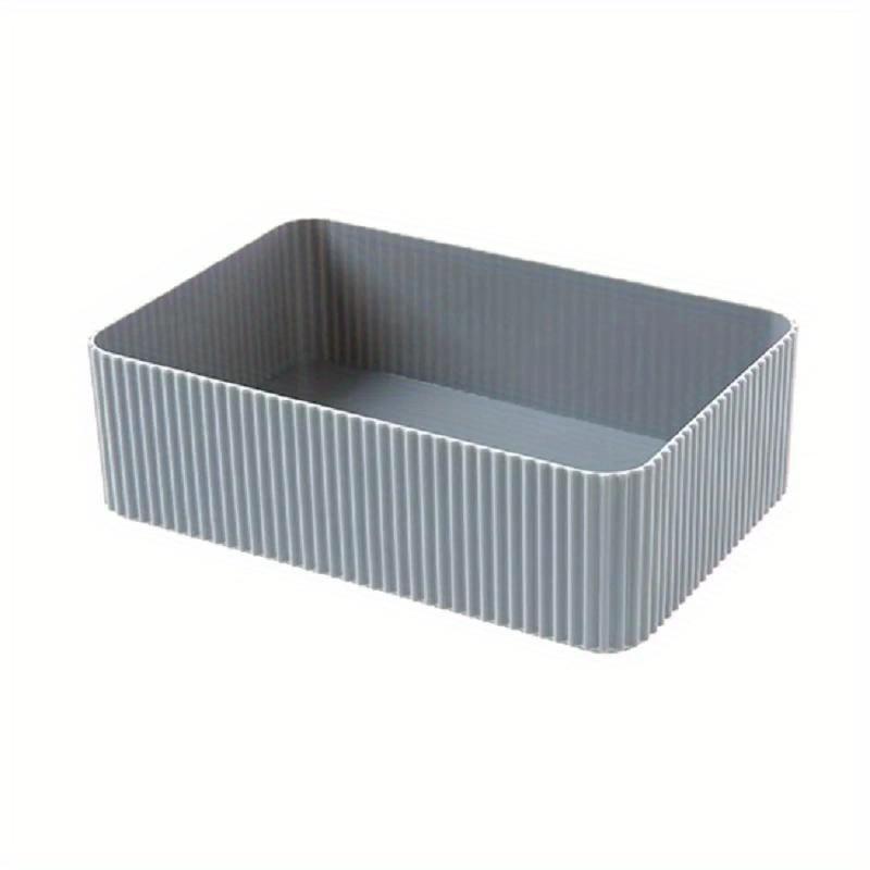 Plastic Home Office Bathroom Storage Box Grid Desktop Sundries Storage Box Makeup Organizer Cosmetic Closet Bin Case