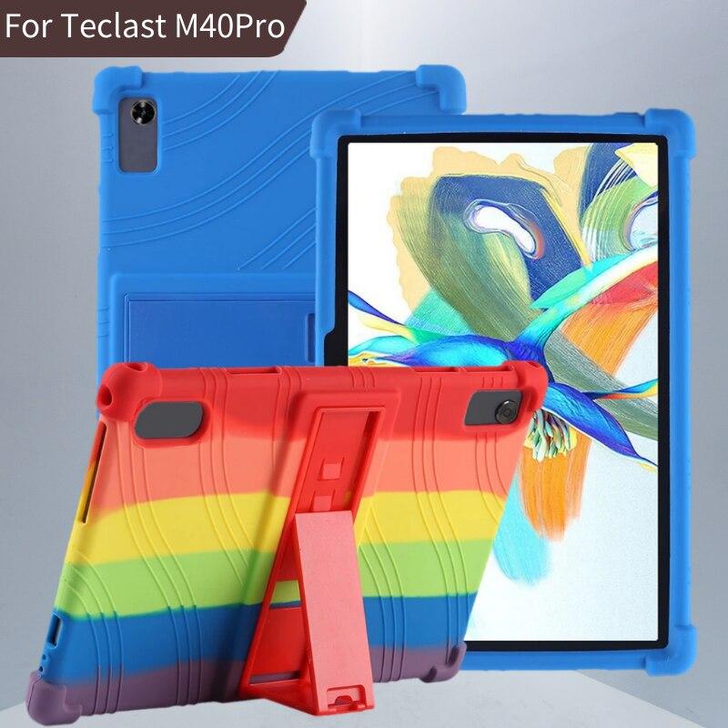 Custodia Protettiva In Silicone Morbido Per Teclast P20HD / M40 Pro - Leggera, Antigraffio, Antiurto, Colore Blu, Per Bambini