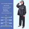 Shangqiu Reflective Raincoat & Pants Set - Waterproof, Durable, Full-Body Protection for Motorcycle Riding, Flood Control, and Labor Safety.