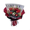 Artificial Flower Bouquet Crochet Design for Holiday Table Centerpiece Gift From Kids