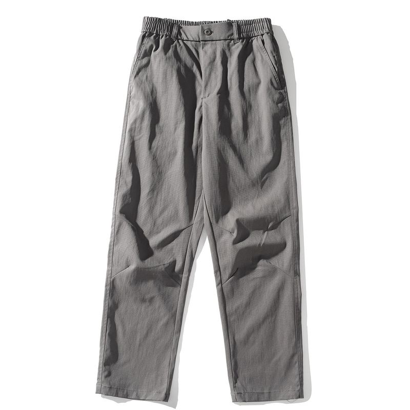 Original Foreign Trade Surplus Japanese Retro Solid Color Functional Pants for Men, Trendy Brand Loose Fit Autumn Casual Straight-Leg Pants