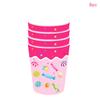 Sweet Candy Theme Party Disposable Tableware Pink Lollipop Plates Cups Napkins Kids Girls Happy Candy Birthday Party Supplies