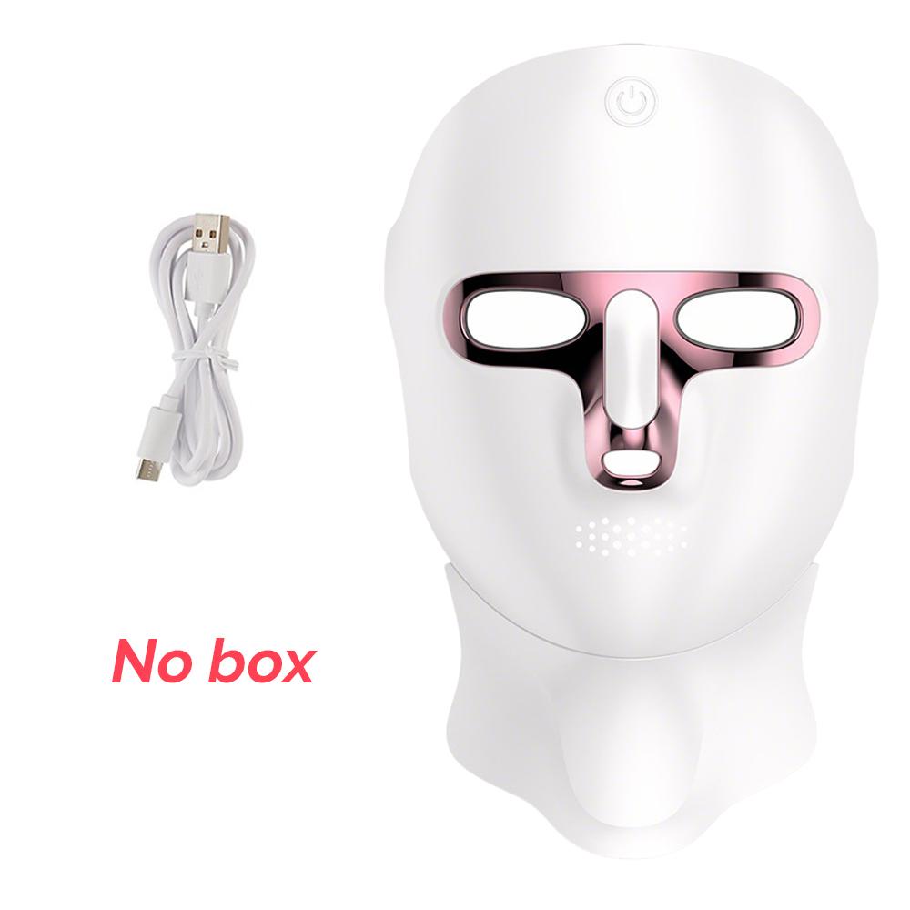 Wireless 7 Colors Photon Face Neck Beauty LED Mask Facial SPA Mask Red Light Skin Repair Skin Care Anti-Ance Tighten Anti-Aging
