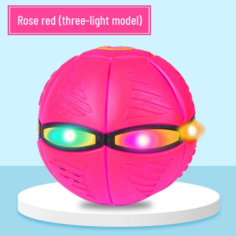 Elastic Magic Flying Saucer: Foot-Powered Transforming Stomp Ball Toy for Kids – Outdoor Sports & Educational Fun