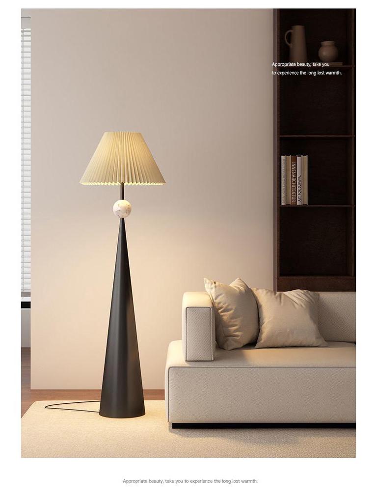 Wabi-Sabi Minimalist Floor Lamp: Modern Atmosphere Light for Living Room & Bedroom